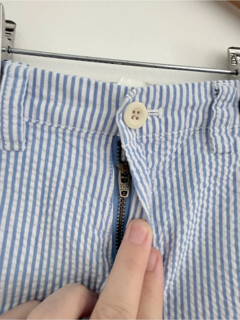 Vineyard Vines Blue and White Striped Seersucker Pants